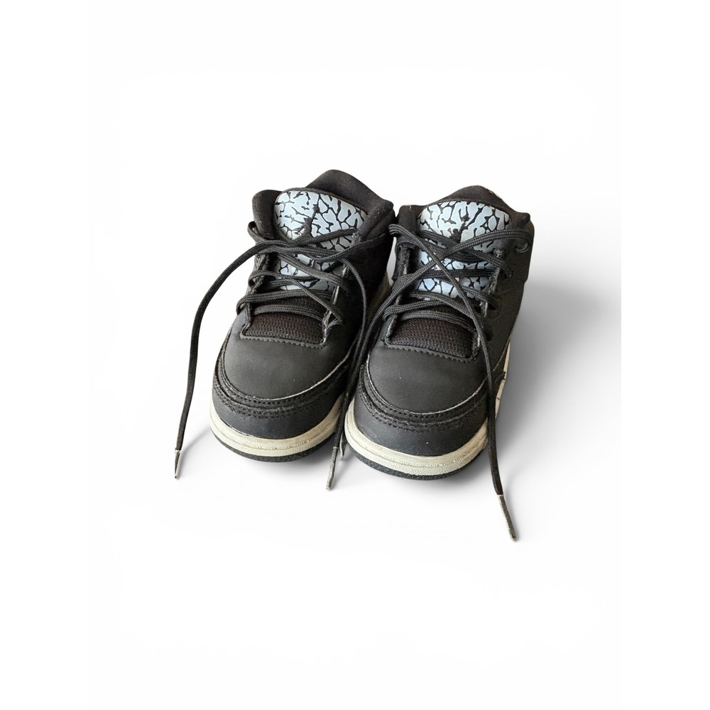 Jordan Flight Origin 3 Toddler‎ Sneakers Black Metallic Silver 820248-020 8C